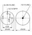 64274 by CONTITECH - Air Spring Rolling Lobe - 9 10-14 P 312 (W01-358-9069, 1R12-069)