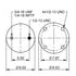 ContiTech 64466 Suspension Air Spring Kit 9 10-14 P 344