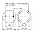 ContiTech 64307 Suspension Air Spring Kit 9 10-16 P 394