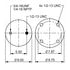 ContiTech 64411 Suspension Air Spring Kit 9 10-17.5 A 535