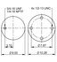 64340 by CONTITECH - Suspension Air Spring Kit - 15.5 in. Design Height, 12.6 in. Max Diameter, 24.6 in. Max Height