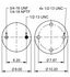 64715 by CONTITECH - Suspension Air Spring Kit - 18 in. Design Height, 12.6 in. Max Diameter, 28.3 in. Max Height