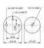 66666 by CONTITECH - Air Spring - Rolling Lobe (1R12-1097, 8898 AS8864, 0308716, C81-1013)