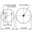 64696 by CONTITECH - Air Spring - 9 9B-20 P 740, 8-9" Ride Height, 6800 Load at 100 PSI, 12.1" Max Diameter (AS9621)