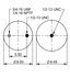 ContiTech 64390 Suspension Air Spring Kit 9 9K-15 P 455