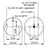 ContiTech 77202 Suspension Air Spring Kit 9 9M-13 P 1283