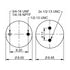 ContiTech 75007 Suspension Air Spring Kit 9 9M-13 P 1156