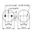 64552 by CONTITECH - Air Spring - Double Convoluted, FD 200-25 429 (2B9-251/4429, AS6948)