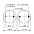 ContiTech 64539 Suspension Air Spring Kit FD 330-30 502