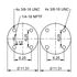 ContiTech 64607 Suspension Air Spring Kit FD 530-35 545