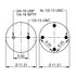 ContiTech 64522 Suspension Air Spring Kit FS 530-14 361