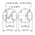 ContiTech 64523 Suspension Air Spring Kit FS 530-14 442