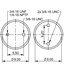 64560 by CONTITECH - Air Suspension Spring