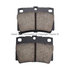 1000-0733C by MPA ELECTRICAL - Quality-Built Disc Brake Pad Set - Ceramic