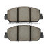 1000-1697C by MPA ELECTRICAL - Quality-Built Disc Brake Pad Set - Ceramic