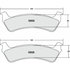 Custom Accessories AXCD666 Disc Brake Pad Set - Rear, Ceramic, with Shims, FMSI D666/D713