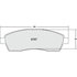 Custom Accessories AXCD757 Disc Brake Pad Set - Rear, Ceramic, without Hardware, FMSI D757