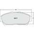 Custom Accessories AXCD617 Disc Brake Pad Set - Front, Ceramic, with Hardware, FMSI D617