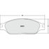 Custom Accessories AXCD803 Disc Brake Pad Set - Front, Ceramic, without Hardware, FMSI D803