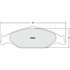 Custom Accessories AXCD804 Disc Brake Pad Set - Front, Ceramic, with Hardware, FMSI D804