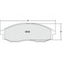 Custom Accessories AXCD830 Disc Brake Pad Set - Front, Ceramic, with Hardware, FMSI D830