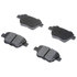 Custom Accessories AXCD1456 Disc Brake Pad Set - Rear, Ceramic, FMSI D1456