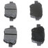 Custom Accessories AXCD1456 Disc Brake Pad Set - Rear, Ceramic, FMSI D1456