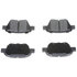 Custom Accessories AXCD1456 Disc Brake Pad Set - Rear, Ceramic, FMSI D1456