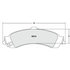 Custom Accessories AXCD834 Disc Brake Pad Set - Rear, Ceramic, without Hardware, FMSI D834