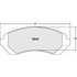 Custom Accessories AXCD844 Disc Brake Pad Set - Front, Ceramic, with Hardware, FMSI D844
