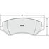 Custom Accessories AXCD856 Disc Brake Pad Set - Front, Ceramic, without Hardware, FMSI D856