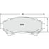 Custom Accessories AXOD699 Disc Brake Pad Set - Front, Organic, FMSI D699