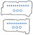 Fel-Pro VS 50579 R Engine Valve Cover Gasket Set Engine Valve Cover Gasket Set