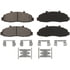Custom Accessories AXMD679 Disc Brake Pad Set - Front, Semi-Metallic, FMSI D679, without Hardware