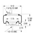 BWP-NSI AS9541 Suspension Air Spring Kit Firestone Air Spring