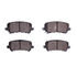 1551-1724-00 by DYNAMIC FRICTION COMPANY - 5000 Advanced Brake Pads - Ceramic