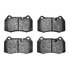 1551-1133-09 by DYNAMIC FRICTION COMPANY - 5000 Advanced Brake Pads - Low Metallic and Hardware Kit