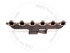 9S2354 by BLUMAQ - Exhaust Manifold - for Caterpillar Engines