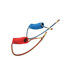 TR022001 by TORQUE PARTS - Air Brake Hose - 15 ft., 40 in. Lead, Nylon, Red/Blue, with Brass Ends