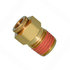 TR38SF14 by TORQUE PARTS - Push to Connect (PTC) Brass Fitting - 3/8" OD x 1/4" Male Connector Swivel