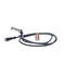 R955605 by MERITOR - ABS Wheel Speed Sensor - 90 Degree Sensor, with 5.58 ft. Cable, Din 2 Pin Female Connector