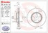 09.A110.11 by BREMBO - Premium UV Coated Front Brake Rotor