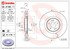 09.A196.11 by BREMBO - Premium UV Coated Front Brake Rotor