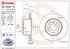 09.A229.11 by BREMBO - Premium UV Coated Front Brake Rotor