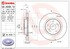 09.A538.11 by BREMBO - Premium UV Coated Front Brake Rotor