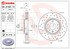 09.9162.1X by BREMBO - Premium UV Coated Front Xtra Cross Drilled Brake Rotor