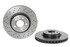 09.A621.31 by BREMBO - Premium UV Coated Front Brake Rotor