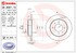 08.9081.11 by BREMBO - Premium UV Coated Rear Brake Rotor