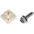 Dorman 395-034 License Plate Retainer License Plate Fasteners- No. 14 x 3/4 In.