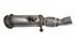 17546 by DAVICO - Exact-Fit Catalytic Converter - 21 in. Length, 2 O2 Sensors, Slip Fit Outlet, Gaskets Included